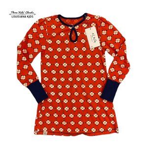 NEW Alba Of Denmark Sz 110 (5) Retro Red Heartbreaking Dress